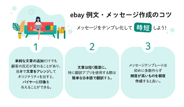 ebay 出品 メッセージ