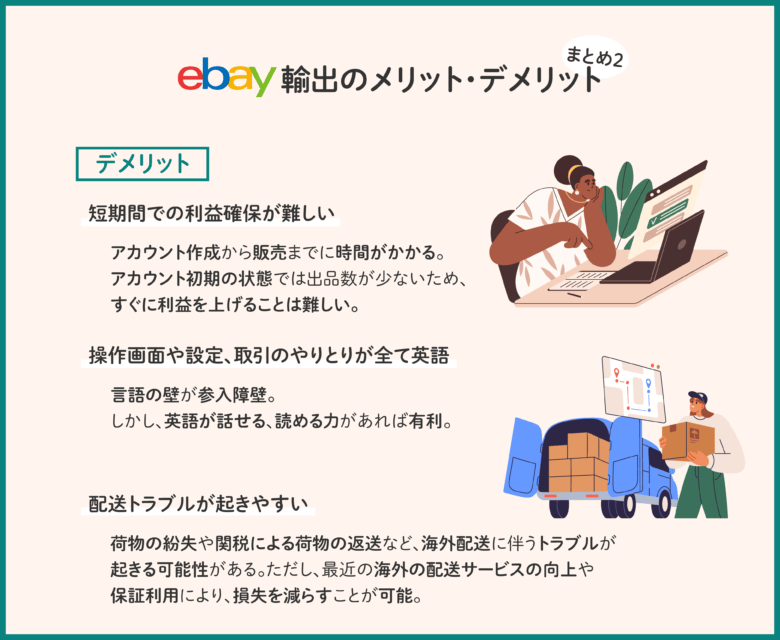 ebay輸出のメリット・デメリット
