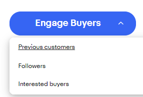 Send coupon to a buyer group（バイヤーグループへ送る） 画像②