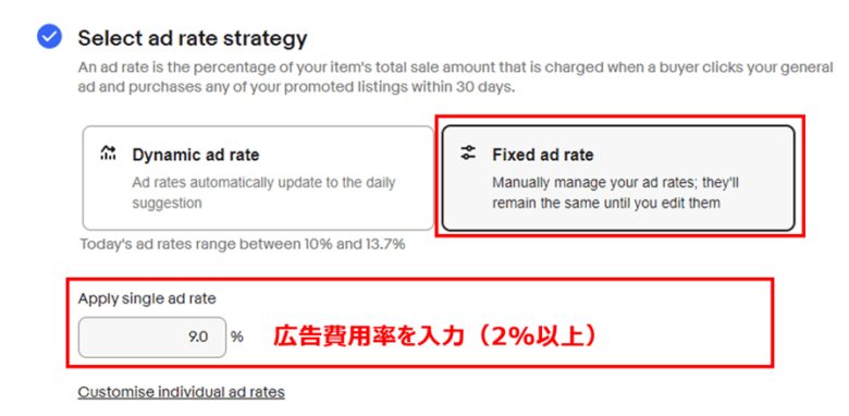eBay　広告　Promoted Listings