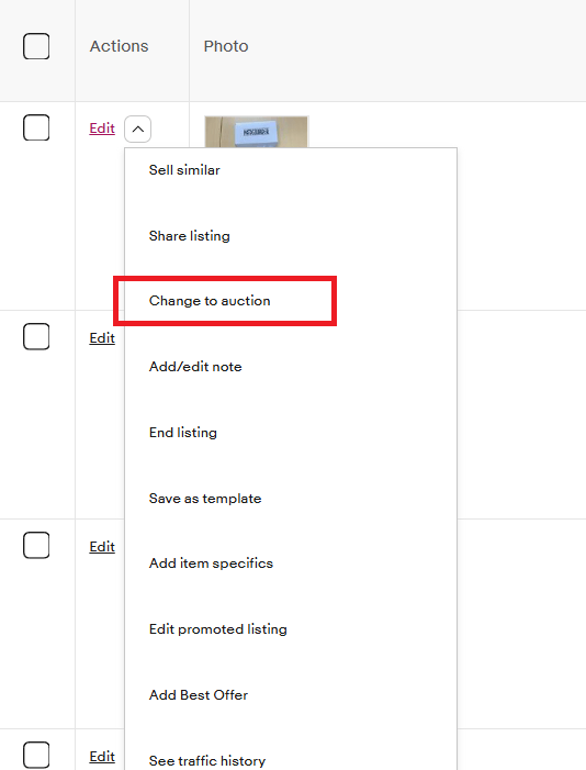 対象商品の編集画面を開く 画像
