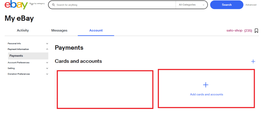 支払い方法の登録 画像②