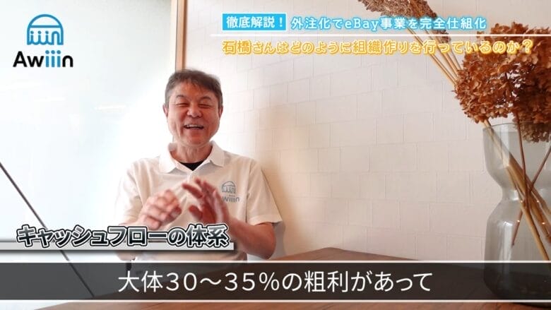 代替30～35％の粗利がある インタビュー画像