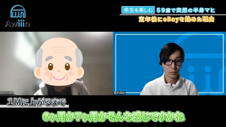 リミットが1Mに上がるまでの期間 画像