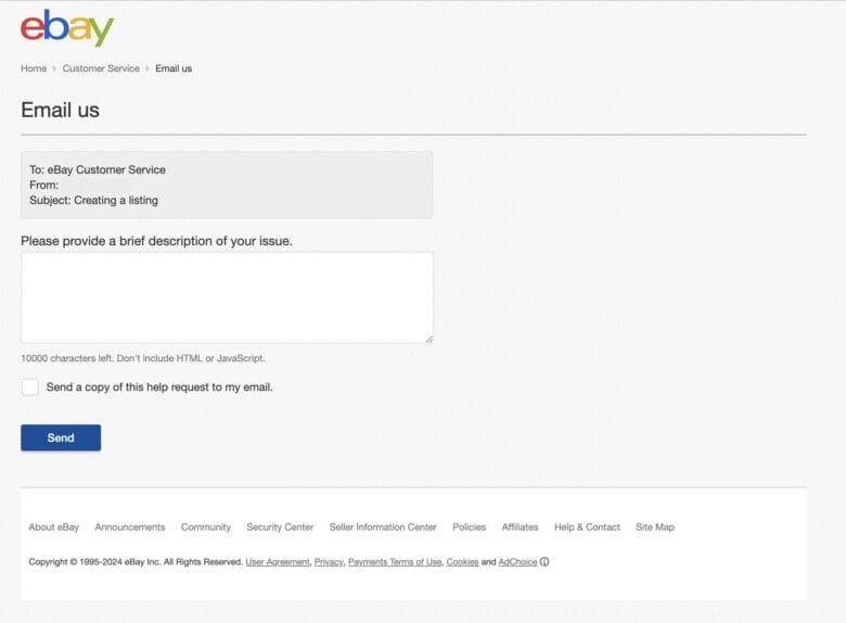 ebay リミットアップ 例文
