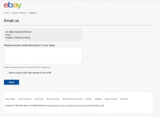 ebay リミットアップ 例文