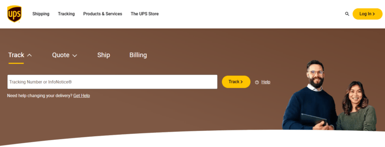 UPS トップページ画像