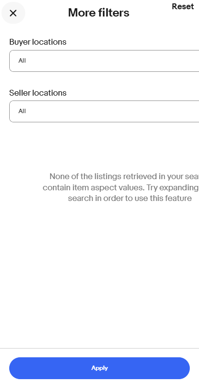 フィルター（価格帯、販売期間、出品形式など）を設定 画像②