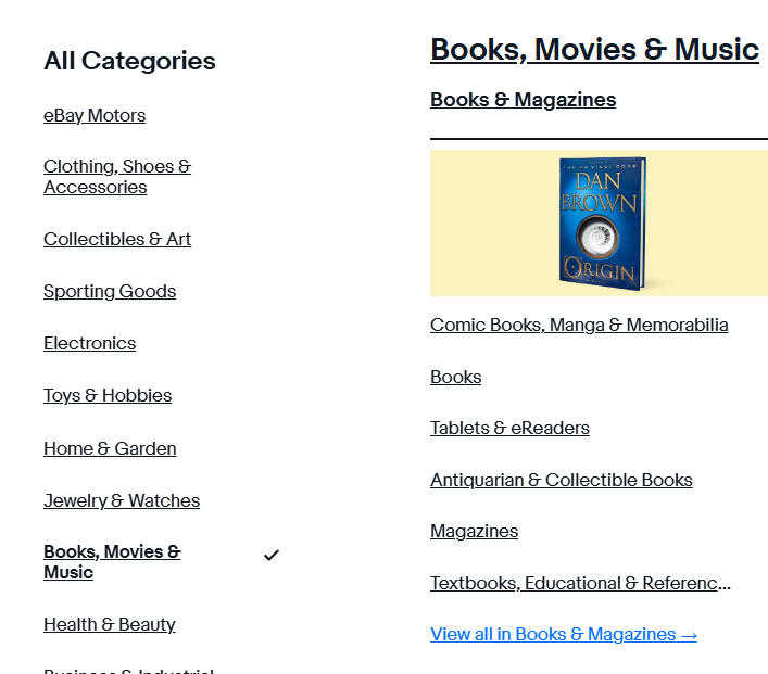 カテゴリーを選択する 画像