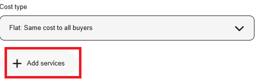 eBay　Shipping Policyの設定方法　画像
