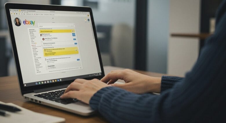 eBayの対応とやりとり 画像