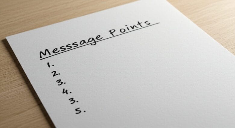 メッセージのポイント 画像