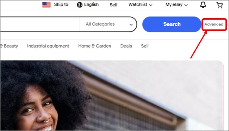 Advancedをクリックする 画像