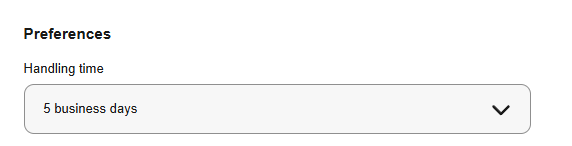 ハンドリングタイムを設定する 画像