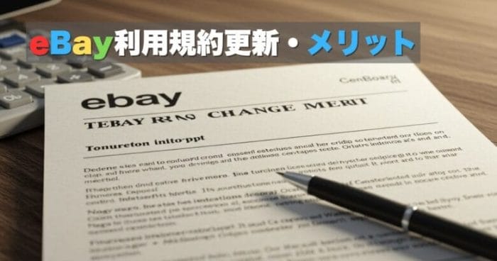 eBay利用規約更新による3つメリット 画像