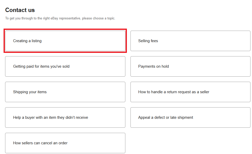 ebayにリミットアップするための方法 画像
