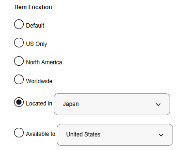 「Sold items]、「Buy It Now]、「Location…Japan」を条件にして検索するのがおすすめです 画像②