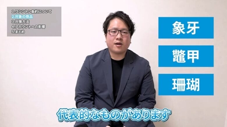 象牙・鼈甲・珊瑚が代表的 画像