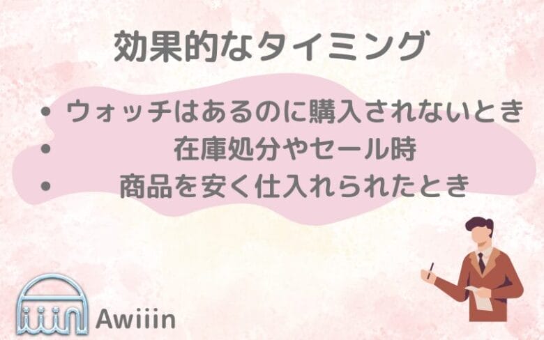 売れる!Send offerを送る効果的なタイミング 画像