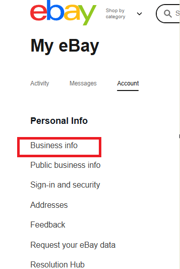 ebay ユーザー名　ストア名　の画像