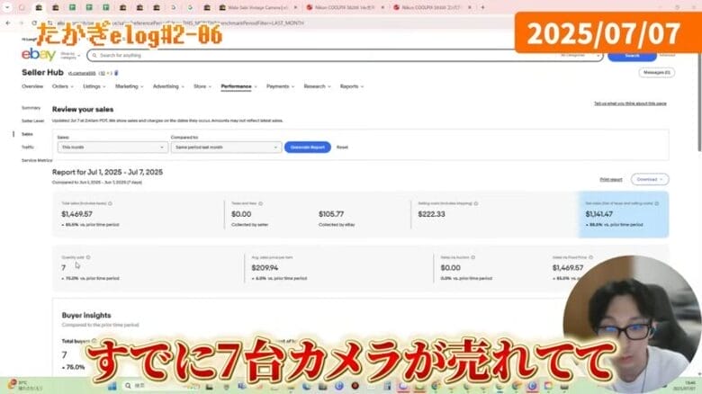 7月1日～7日｜6月末に出品したカメラの売れ行きが好調！ 画像