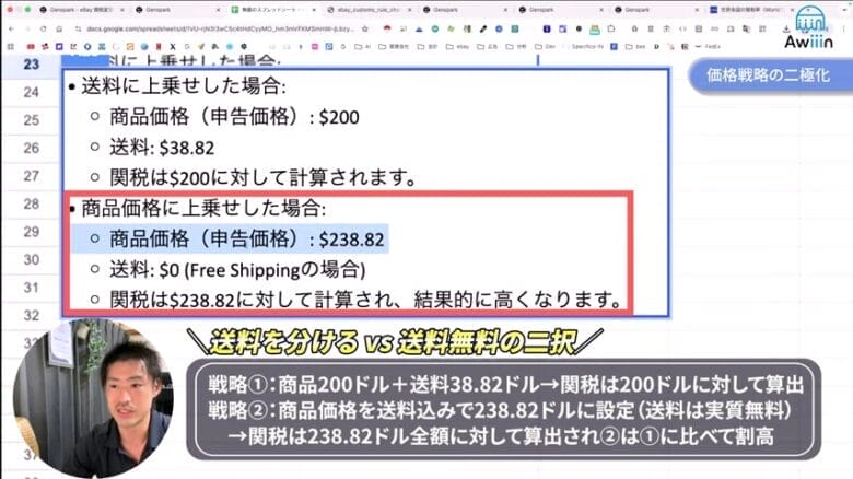 送料無料が比較的売れやすい 画像