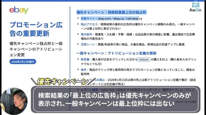 優先キャンペーン:検索結果最上位の独占枠 画像