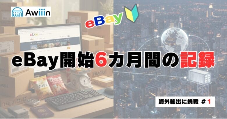 eBay開始6カ月間の記録　見出し画像