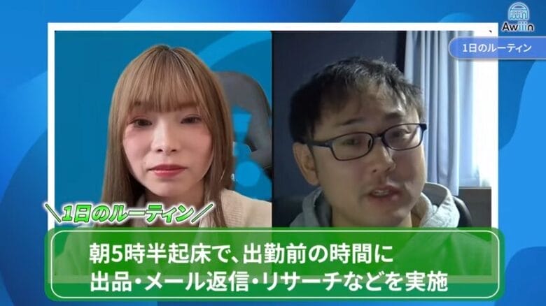 1日のルーティン　画像