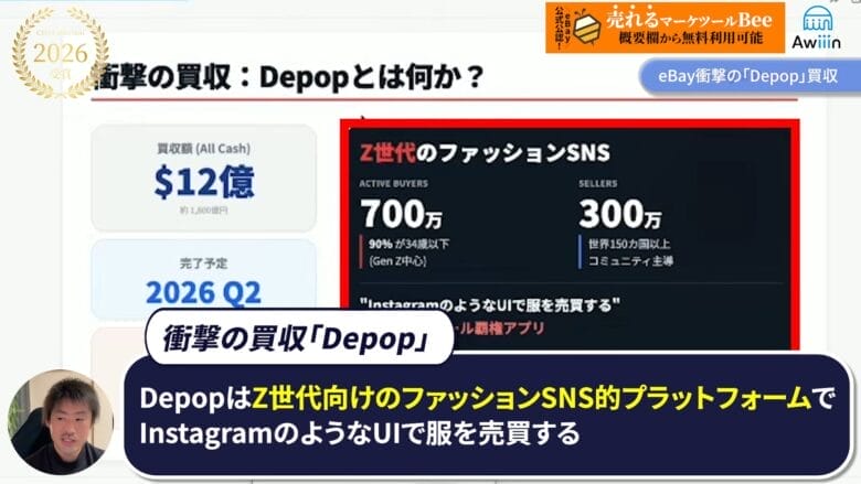 eBay衝撃の「Depop」買収 画像