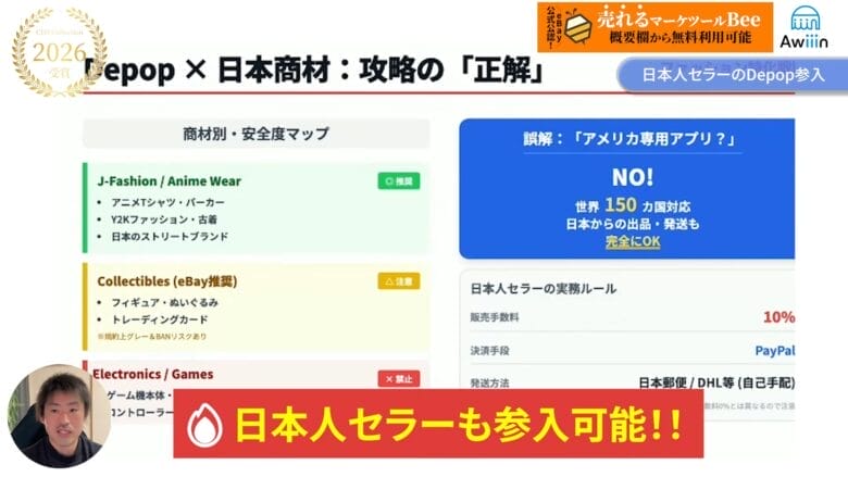 日本人セラーのDepop参入 画像