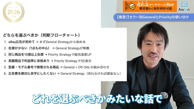 セラー別「Promoted Listings」の使い分け 画像