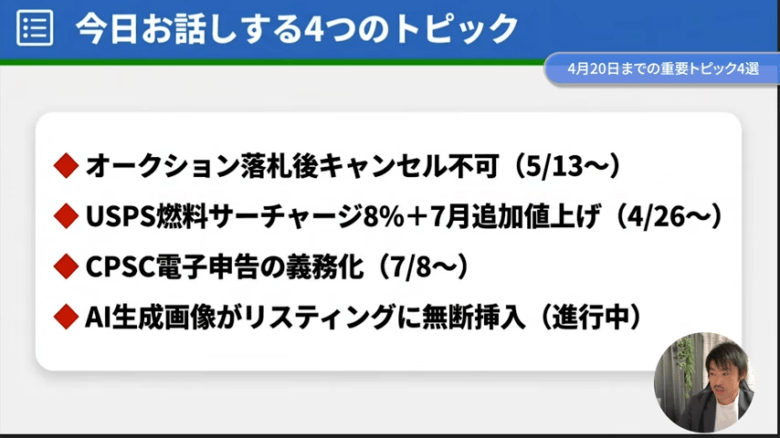 2026年4月20日｜重要トピック4選　画像